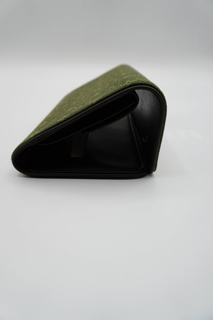 Louis Vuitton Khaki Green Mini Lin Wallet