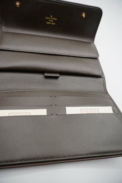 Louis Vuitton Khaki Green Mini Lin Wallet