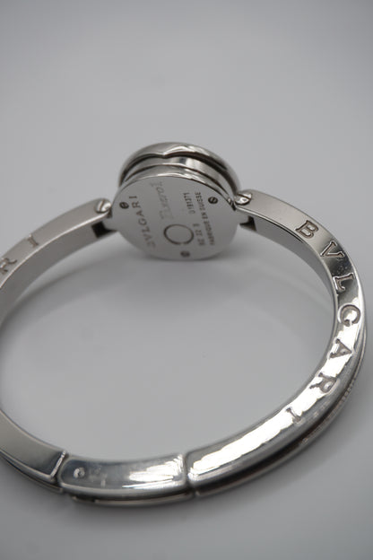 Bvlgari Mother of Pearl Dial Stainless Steel Bangle Watch