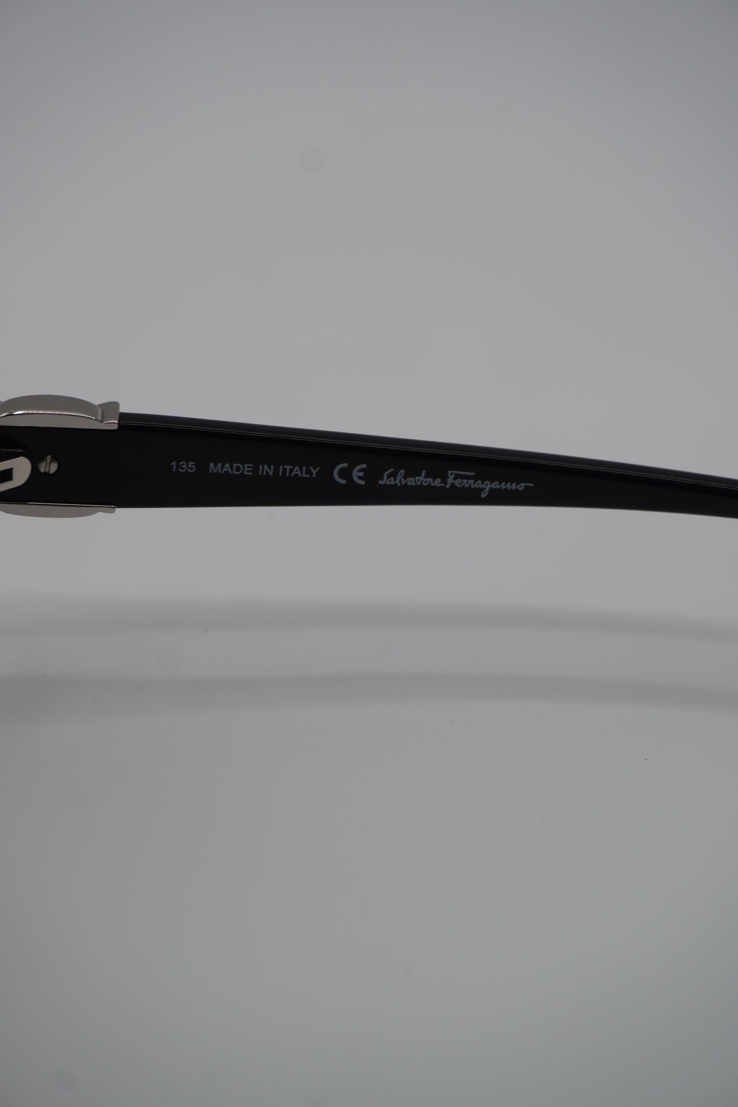 Salvatore Ferragamo Oversized Black Sunglasses