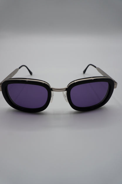 Chanel Rectangular Violet-Lens Sunglasses