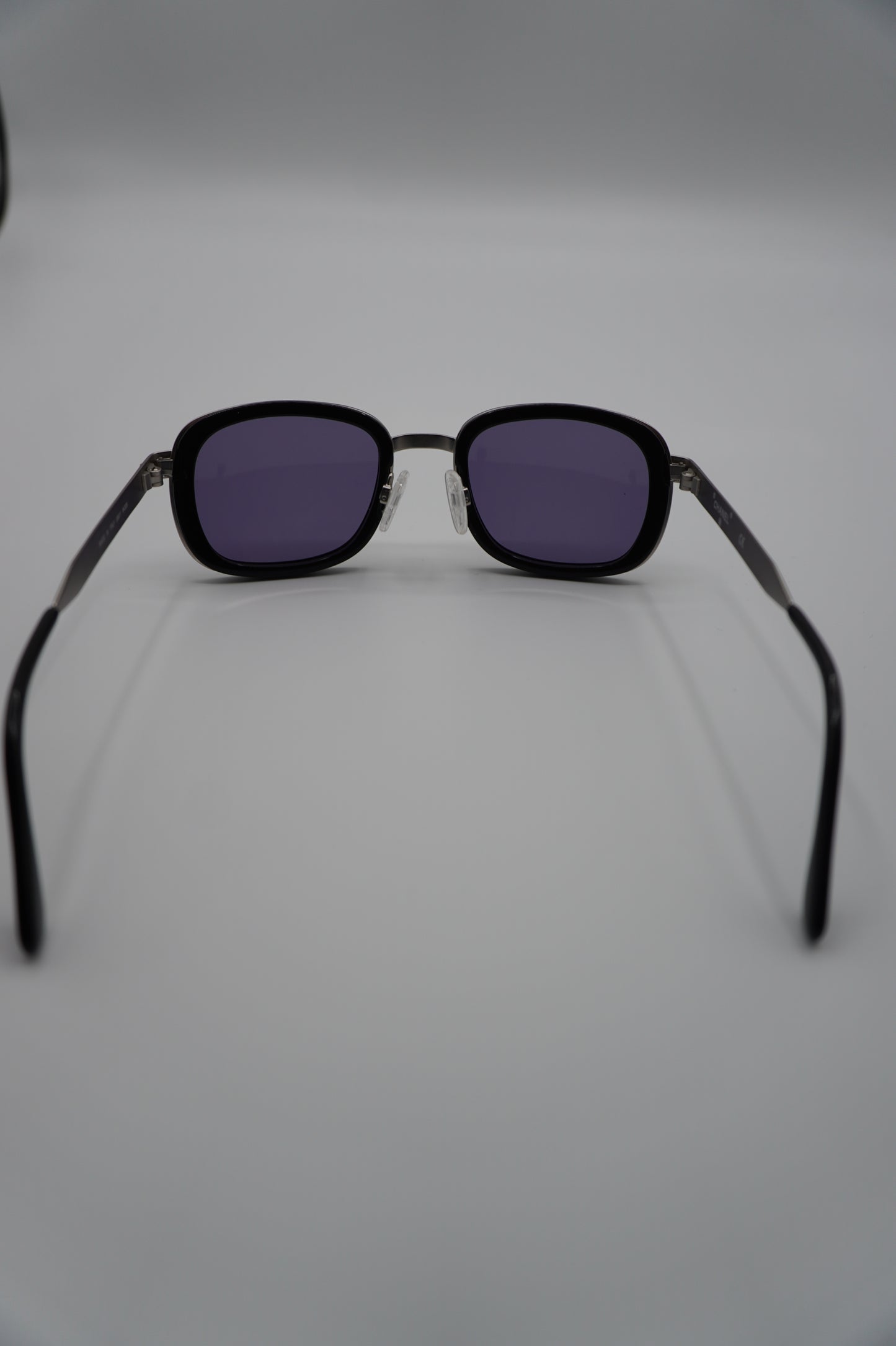 Chanel Rectangular Violet-Lens Sunglasses