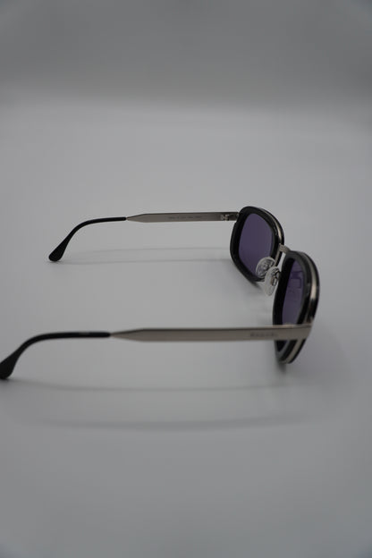 Chanel Rectangular Violet-Lens Sunglasses