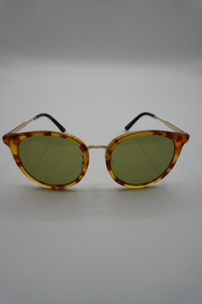 Gucci Web Stripe Aviator Sunglasses