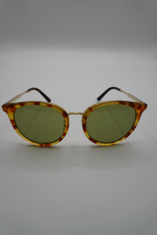Gucci Web Stripe Aviator Sunglasses