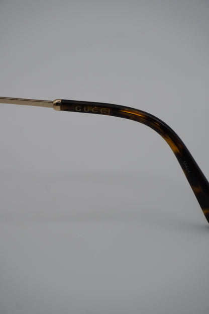 Gucci Web Stripe Aviator Sunglasses