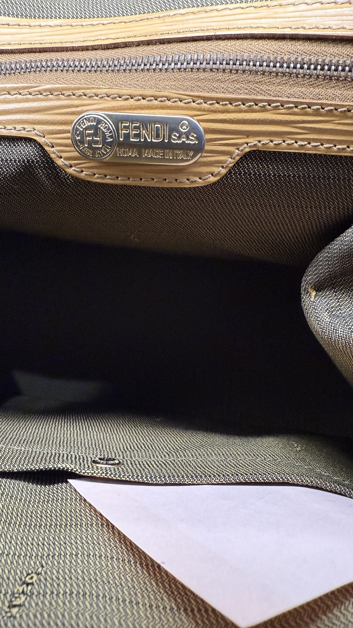 Fendi Zucca Handbag