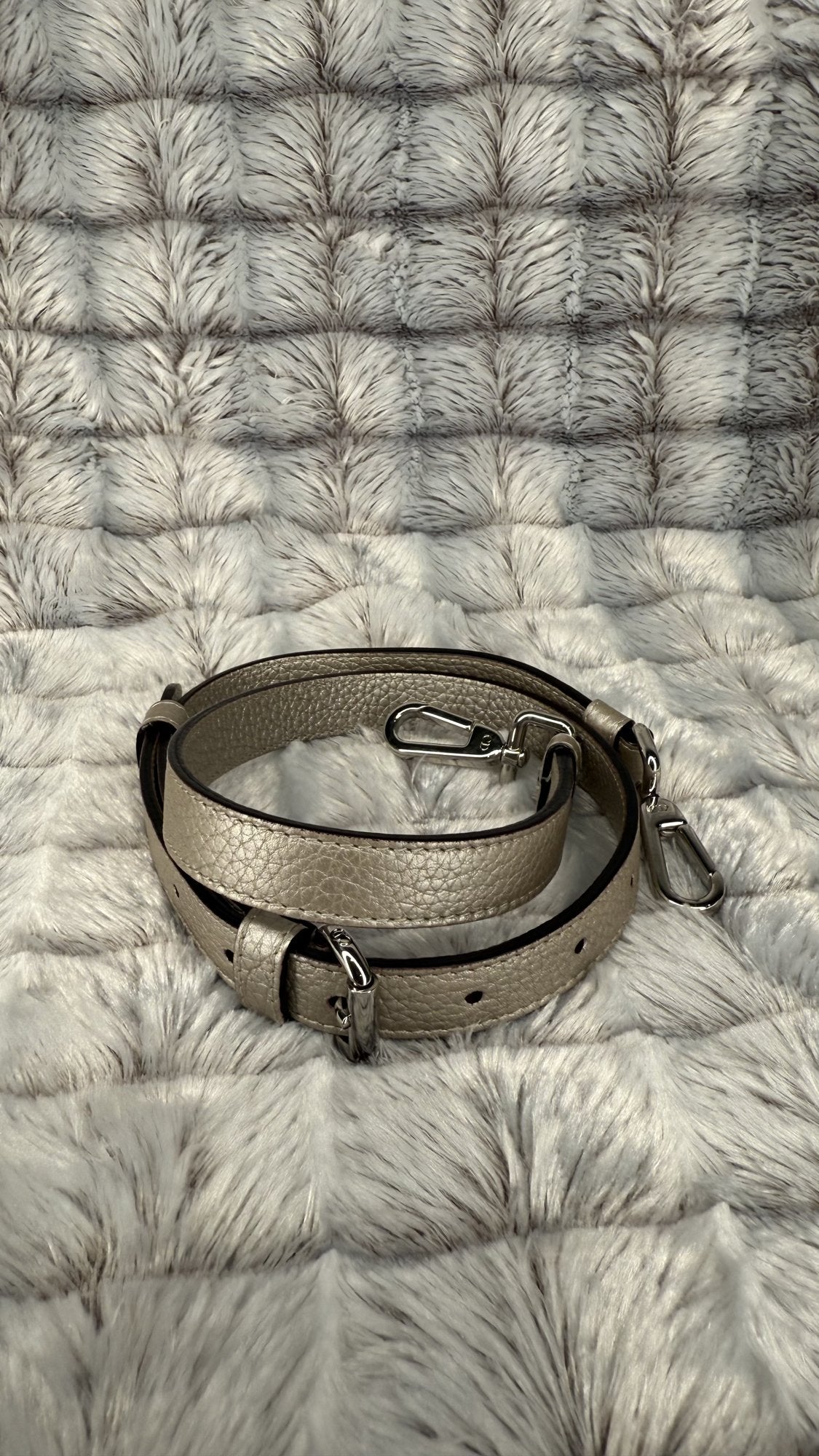 Christian Dior Small Diorissimo Handbag – Metallic Leather