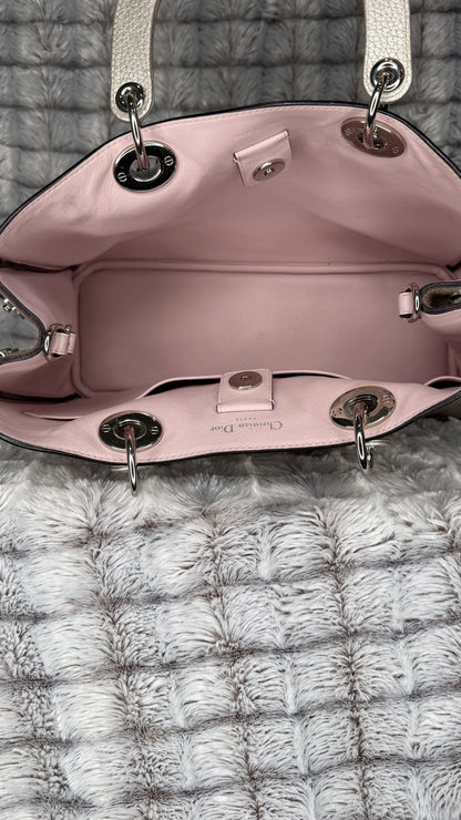 Christian Dior Small Diorissimo Handbag – Metallic Leather