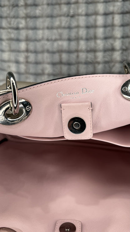 Christian Dior Small Diorissimo Handbag – Metallic Leather