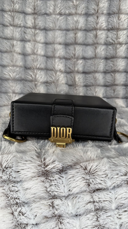 Christian Dior DiorAddict Lockbox Shoulder Bag – Black