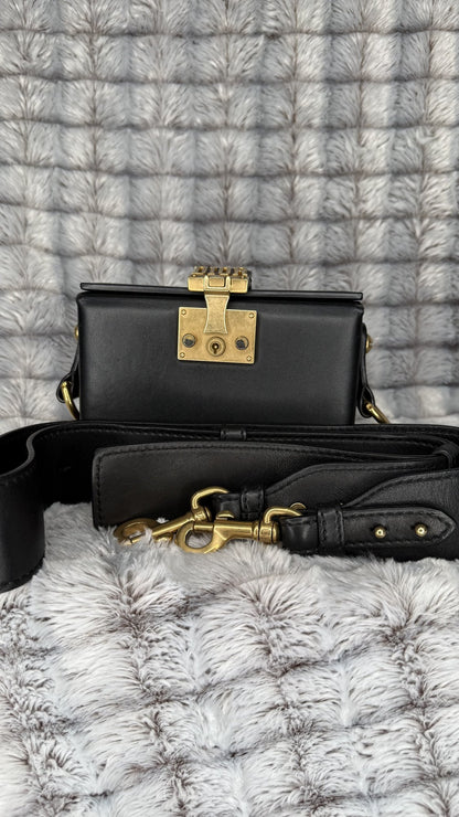 Christian Dior DiorAddict Lockbox Shoulder Bag – Black