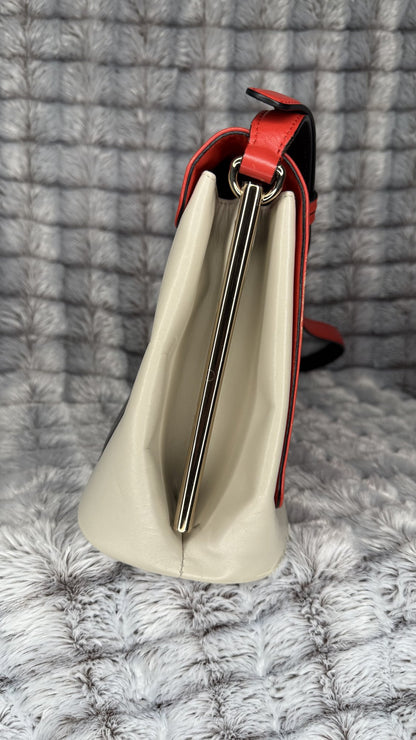 Bvlgari Icona Shoulder Bag – Red Leather