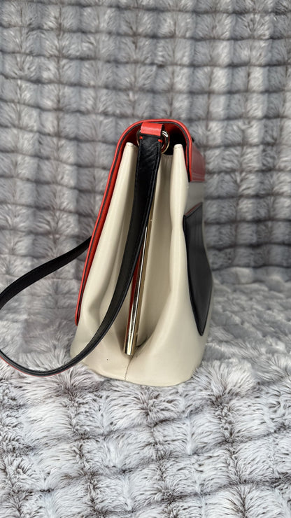 Bvlgari Icona Shoulder Bag – Red Leather