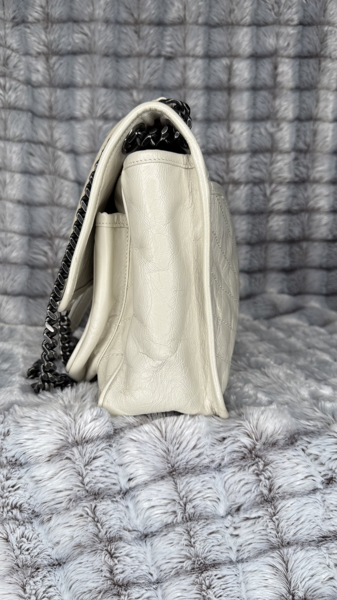 Saint Laurent Niki Baby Vintage Leather Shoulder Bag