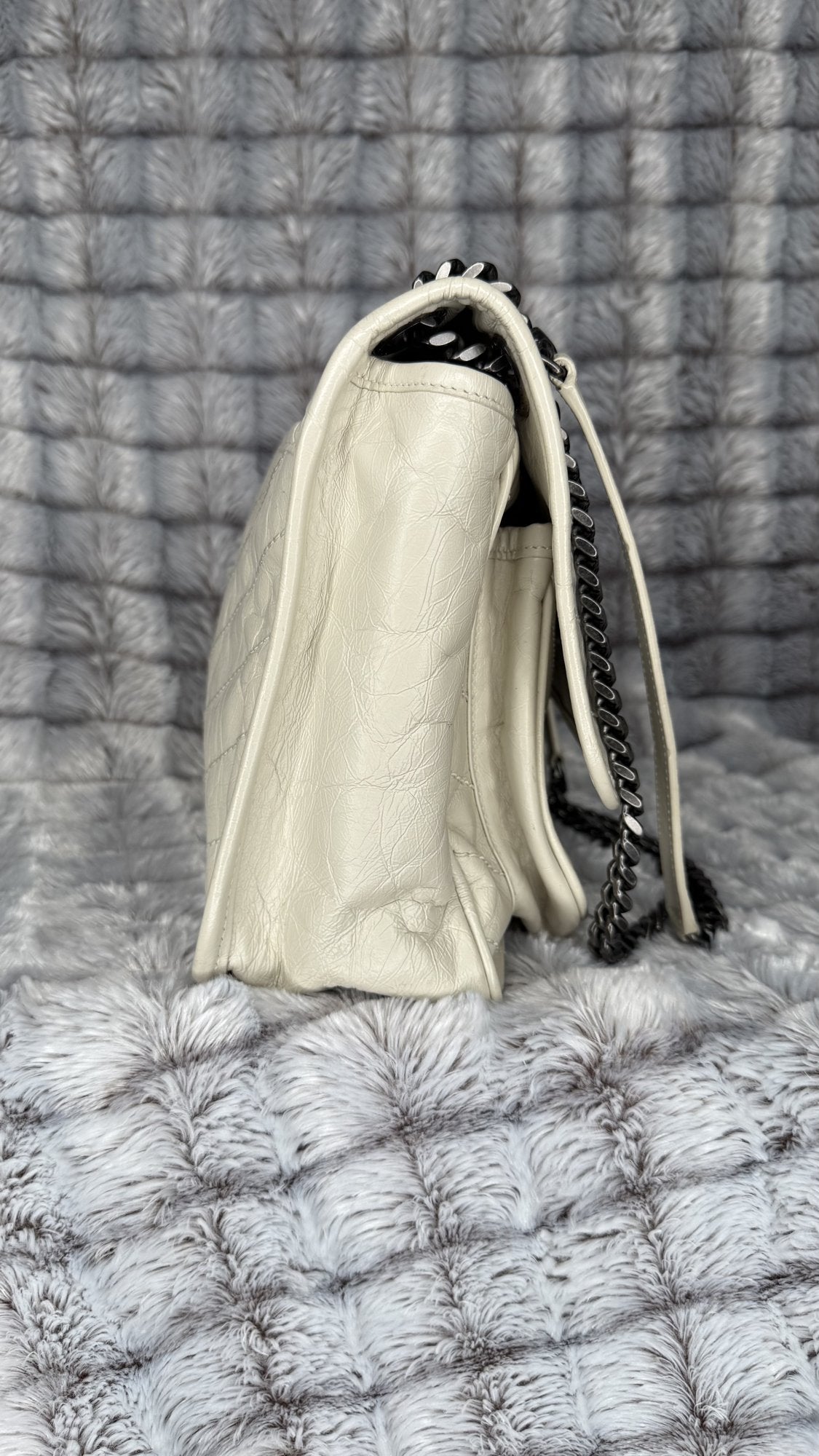 Saint Laurent Niki Baby Vintage Leather Shoulder Bag