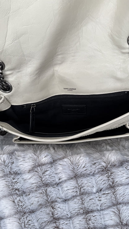 Saint Laurent Niki Baby Vintage Leather Shoulder Bag