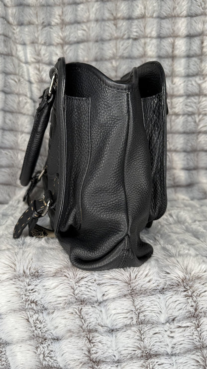 Fendi Selleria Romano Equestrian Bag – Black