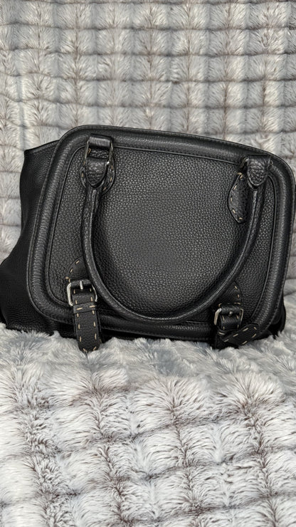 Fendi Selleria Romano Equestrian Bag – Black
