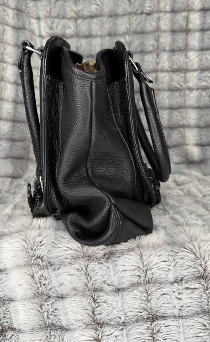 Fendi Selleria Romano Equestrian Bag – Black