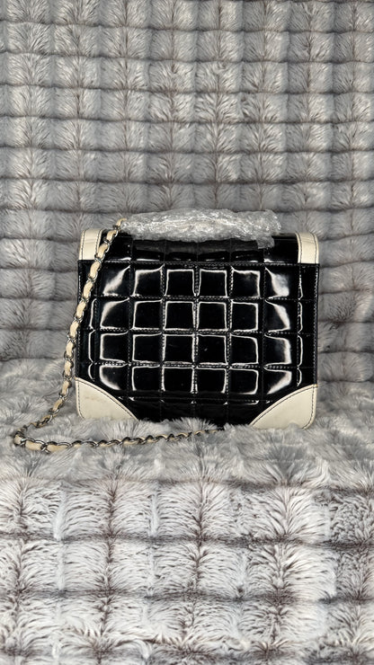 Chanel Square Chocolate Bar Flap Bag