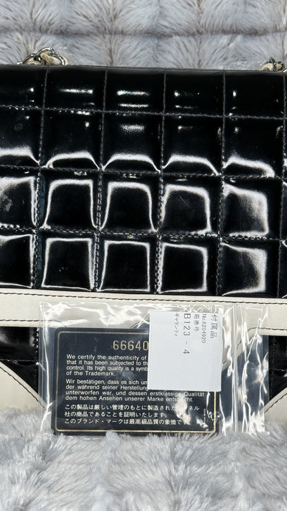 Chanel Square Chocolate Bar Flap Bag