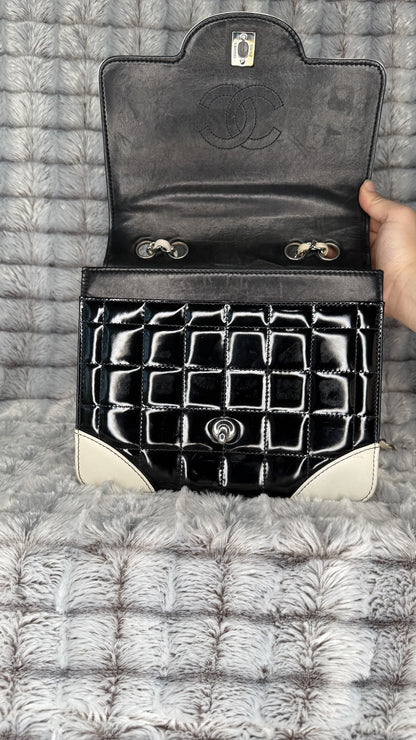 Chanel Square Chocolate Bar Flap Bag