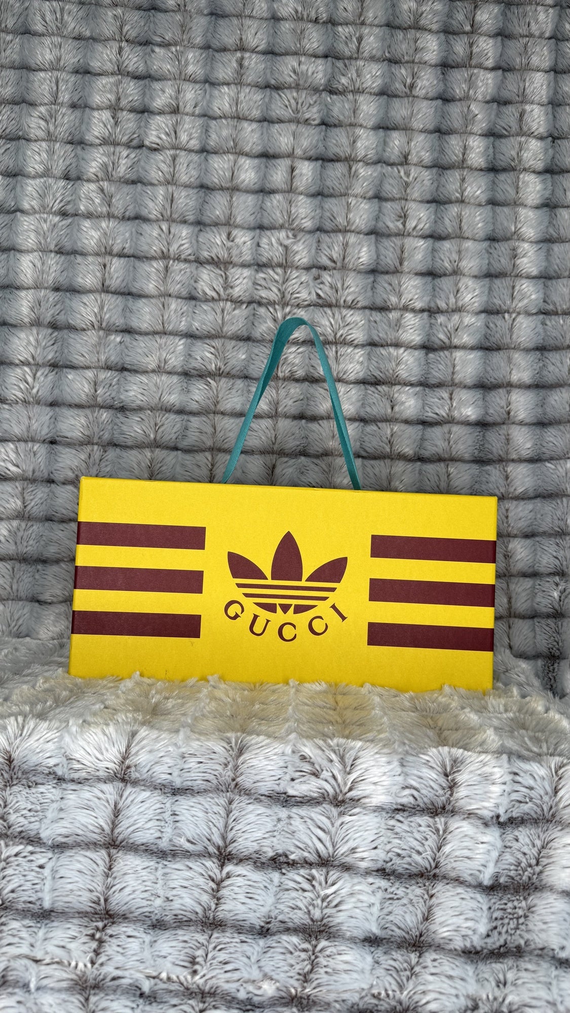 Gucci x adidas Wallet With Chain – Red Coated Canvas