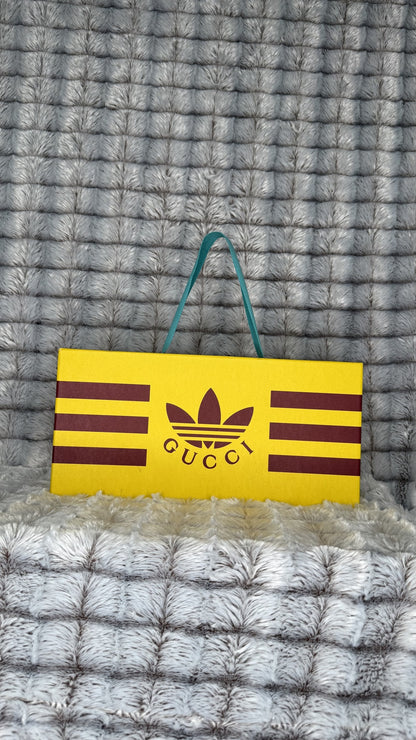 Gucci x adidas Wallet With Chain – Red Coated Canvas