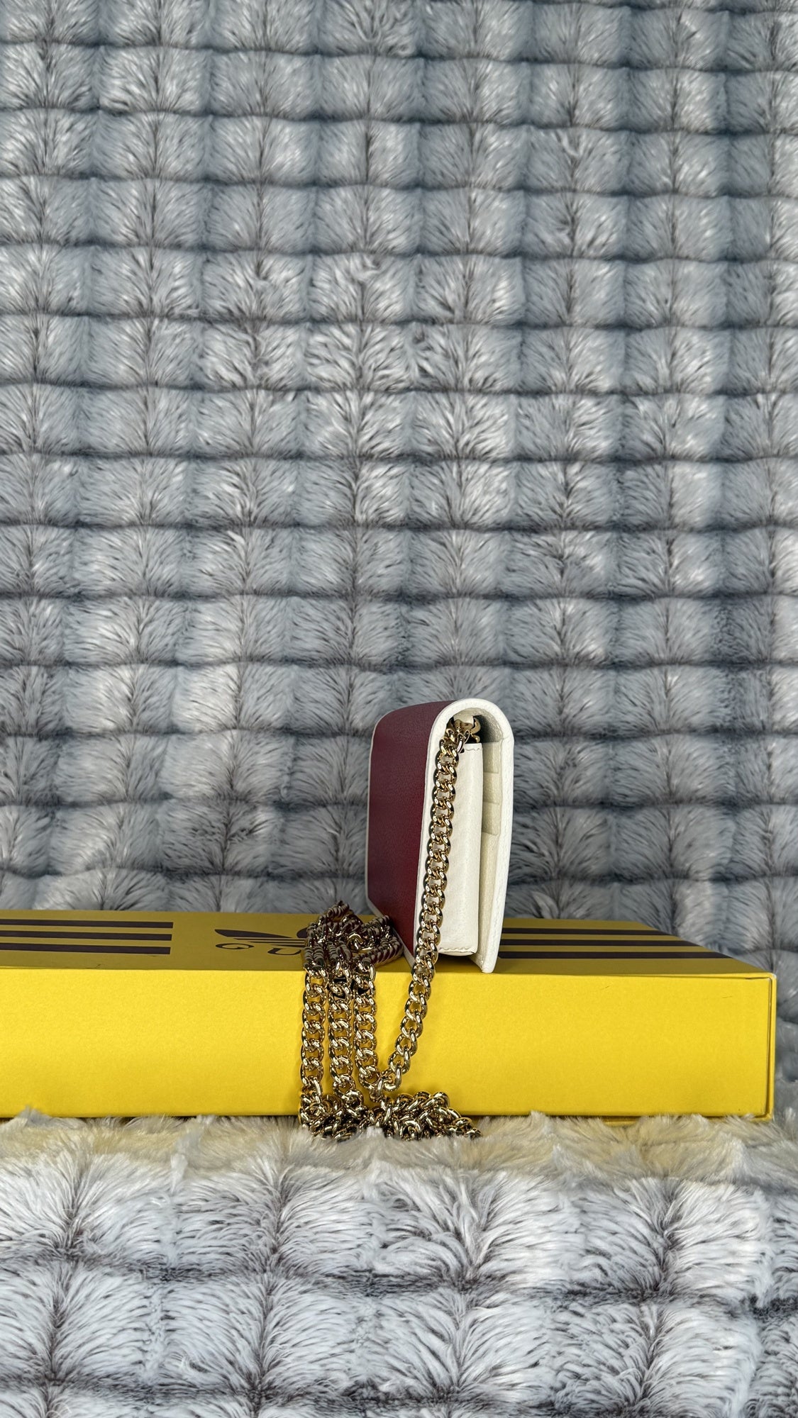 Gucci x adidas Wallet With Chain – Red Coated Canvas