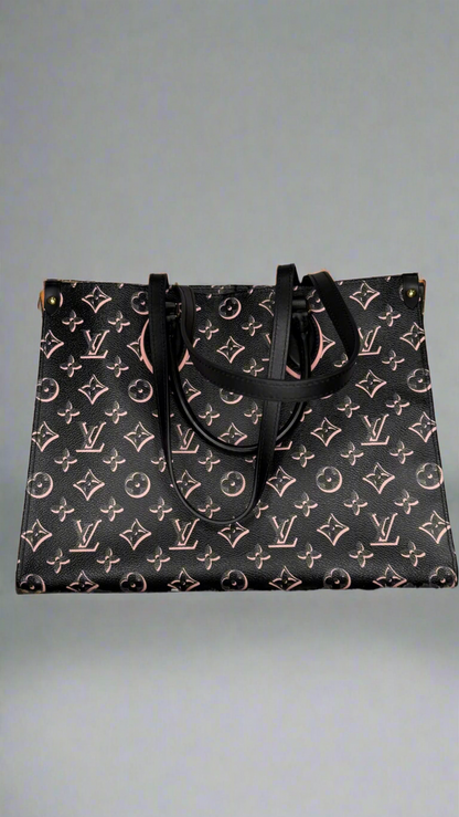 LOUIS VUITTON Monogram Bag - Black/Pink