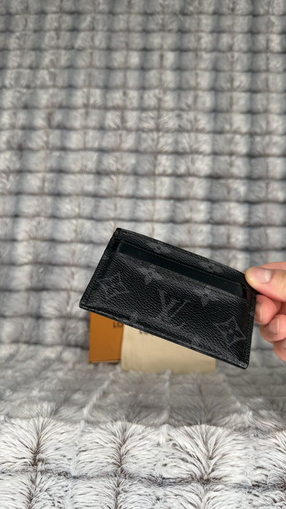 Louis Vuitton Card Holder in Monogram Eclipse