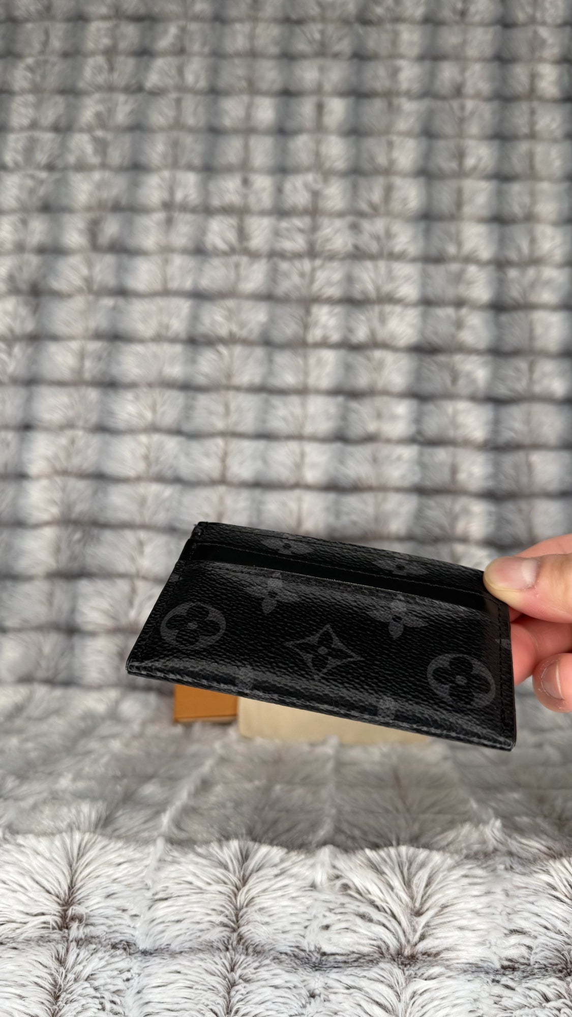 Louis Vuitton Card Holder in Monogram Eclipse