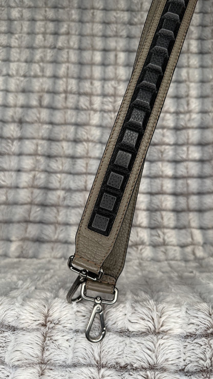 Fendi Quilted Padded Leather Detachable Strap