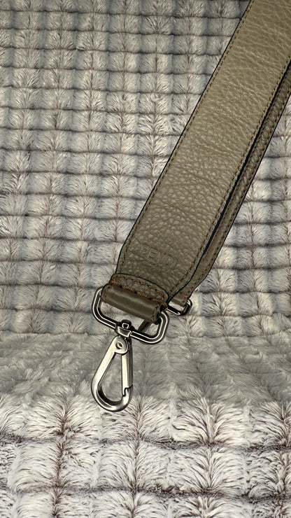 Fendi Quilted Padded Leather Detachable Strap