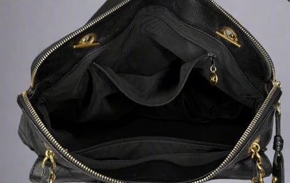 Chanel Caviar CC Quilted Front Pocket Bag - Black