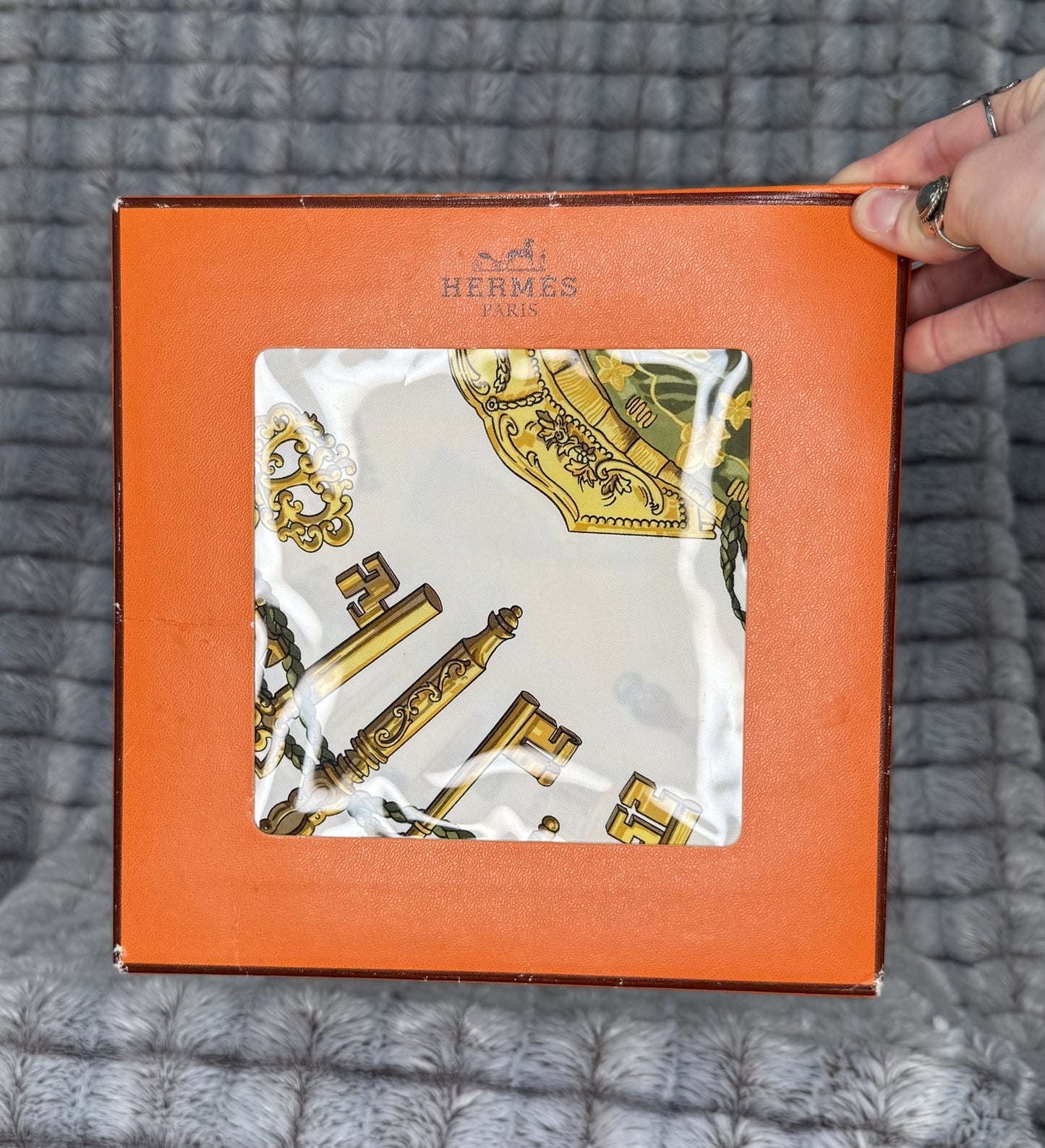 Hermes Keys Les Cles Silk Scarf