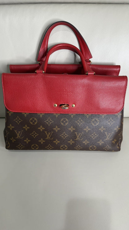Louis Vuitton Monogram Montaigne MM - Cherry Red