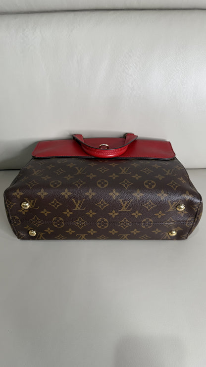 Louis Vuitton Monogram Montaigne MM - Cherry Red