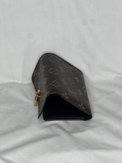 Louis Vuitton Monogram Flower Lock Compact Wallet