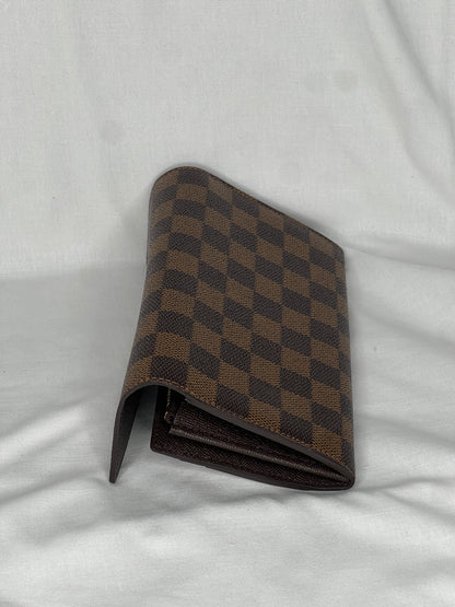 Louis Vuitton Sarah Wallet in Damier Ebene Canvas