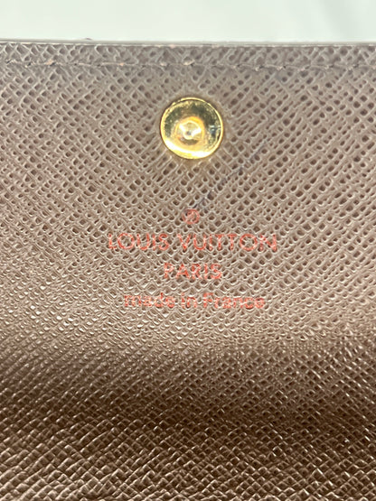 Louis Vuitton Sarah Wallet in Damier Ebene Canvas