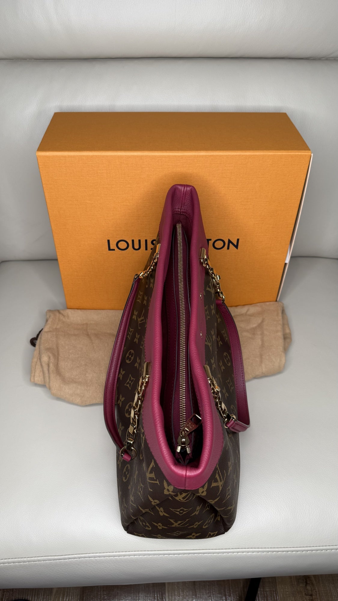 Louis Vuitton Monogram Pallas Shopper Tote Bag