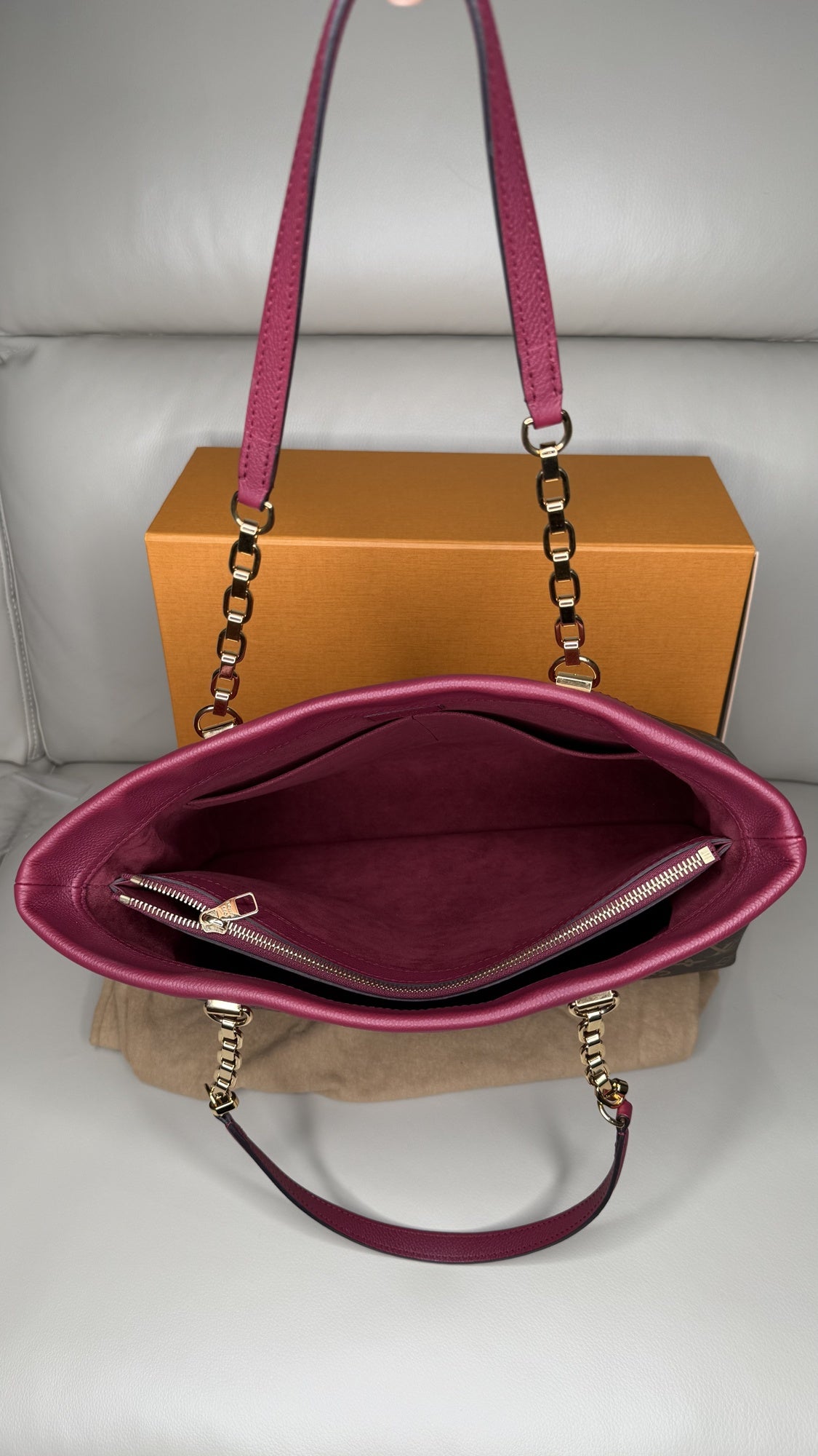 Louis Vuitton Monogram Pallas Shopper Tote Bag