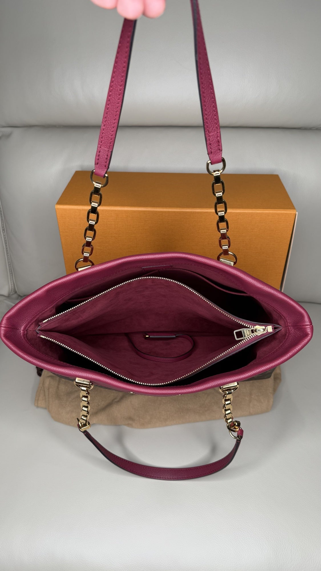 Louis Vuitton Monogram Pallas Shopper Tote Bag