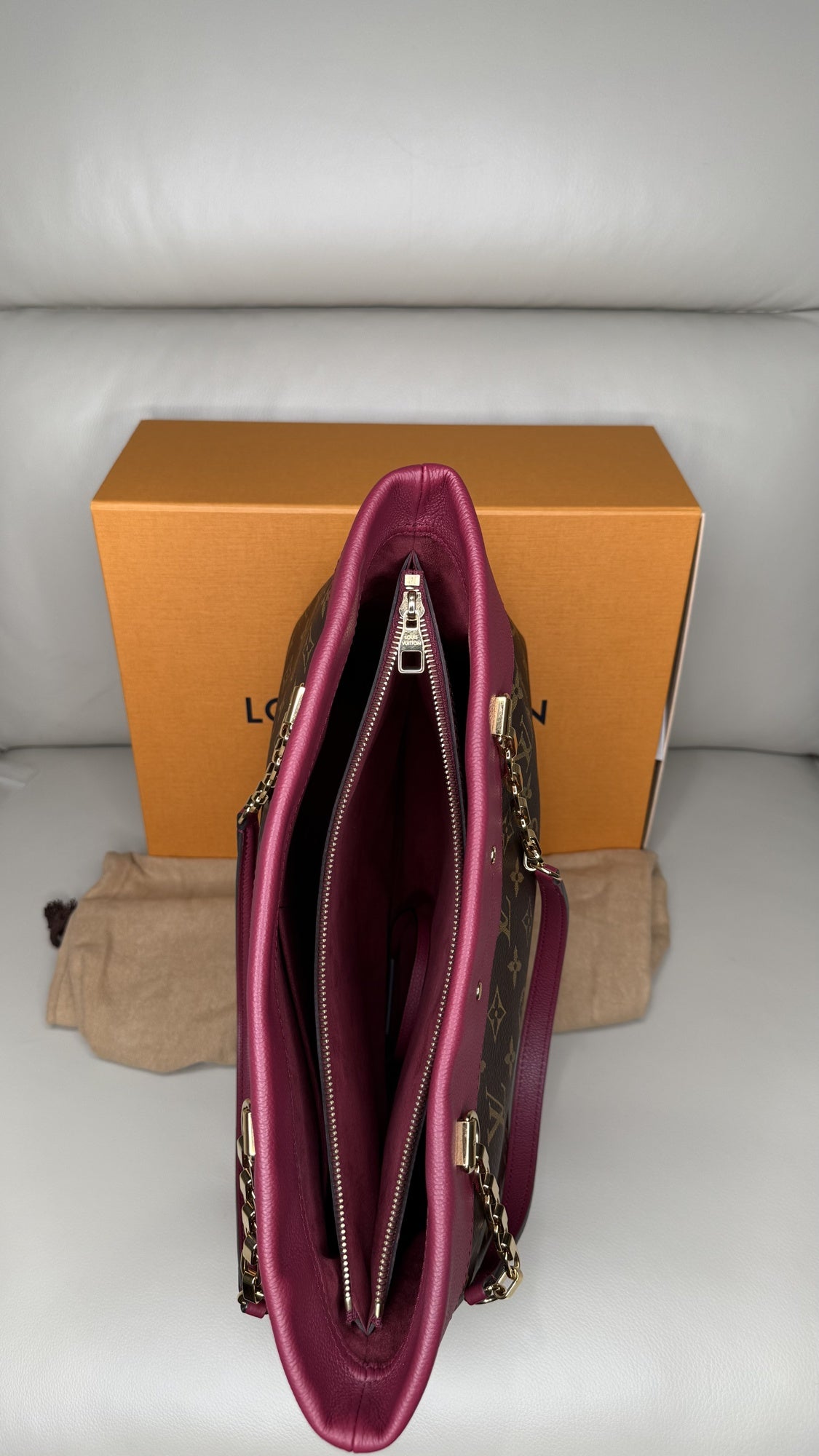 Louis Vuitton Monogram Pallas Shopper Tote Bag