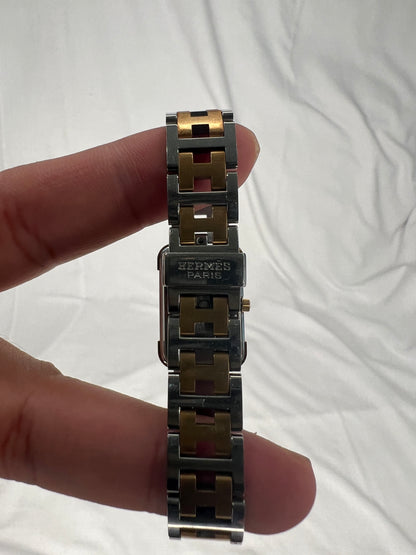 Hermès Croisière Quartz Watch Two-Tone Stainless Steel