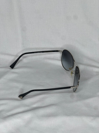 Louis Vuitton Conspiration Pilote Sunglasses – Silver Frame & Monogram Gradient Lenses