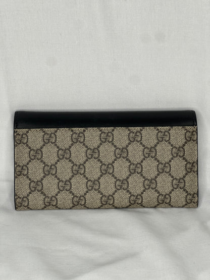 Gucci GG Supreme Continental Wallet
