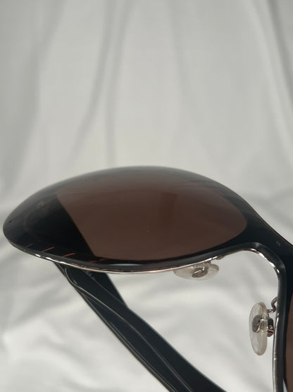 Chanel 4165 Quilted Brown Gradient Oversized Sunglasses